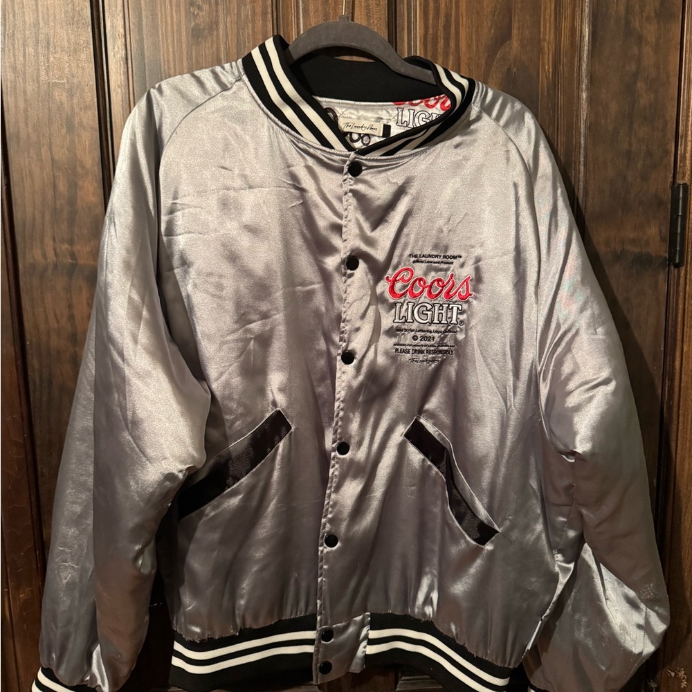 The Laundry Room Silver Bomber Jacket